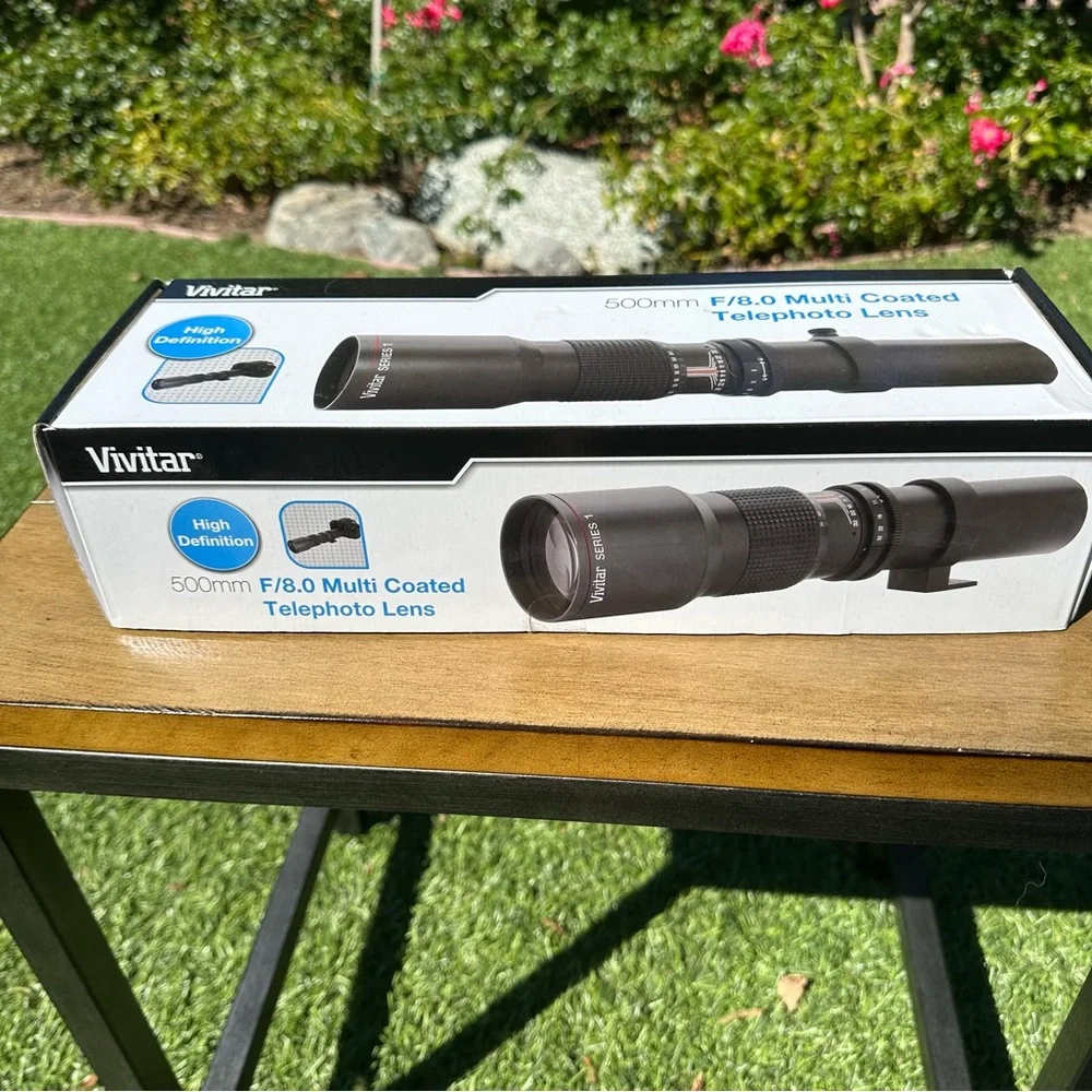 Vivitar telephoto lens F/8.0 multi coated